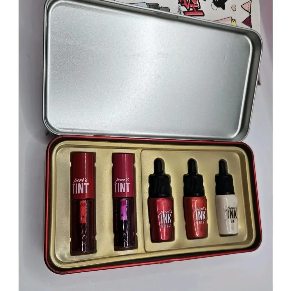 Peripera Girl Crush Set Of 5 Miniature Inks Tints Gift Set K Beauty Makeup Kit